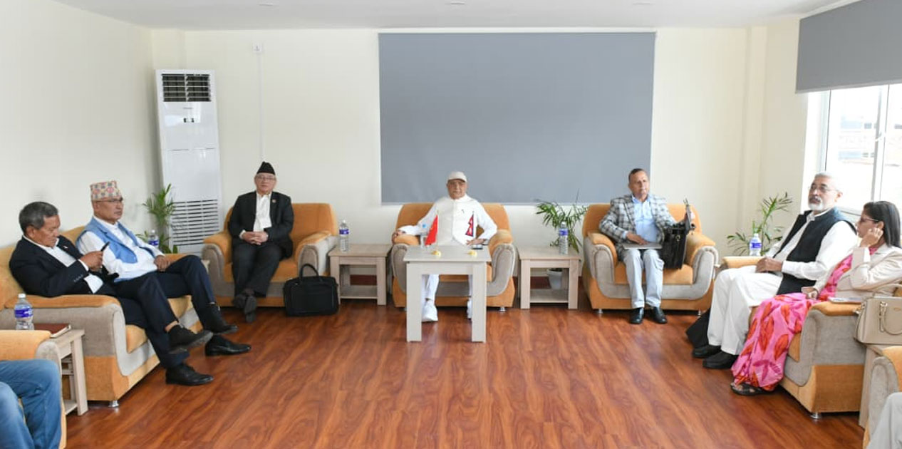 एमाले पुनर्गठन कार्यदल बैठक जारी