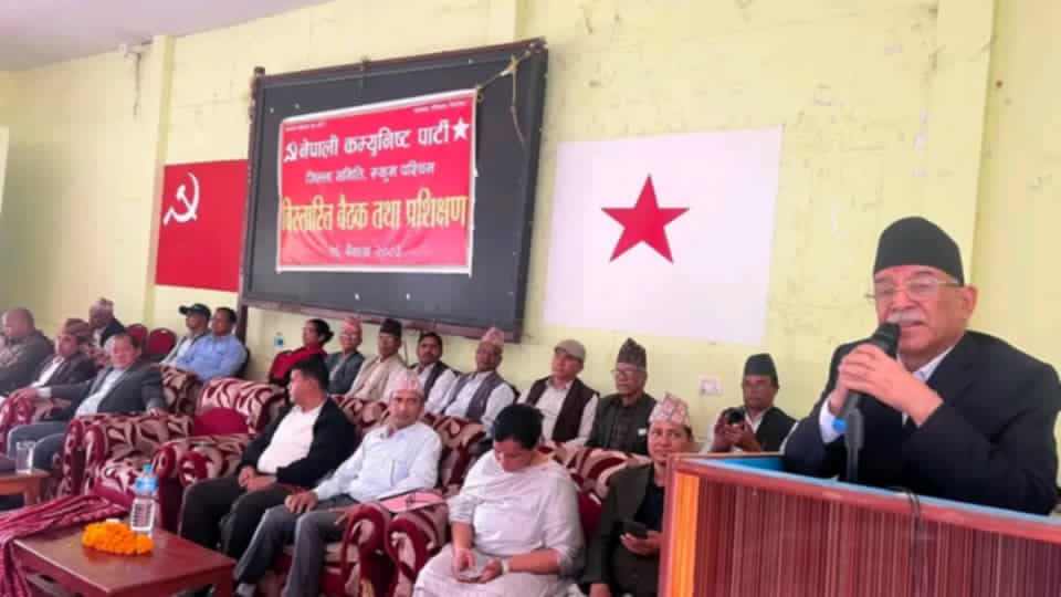अब पुरानै शैलीमा पार्टी अगाडि बढ्न सक्दैन : प्रचण्ड