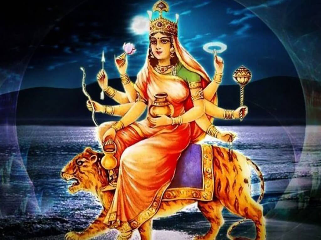 नवरात्रको चौथो दिन: कुष्माण्डा देवीको पूजा आराधना गरिँदै