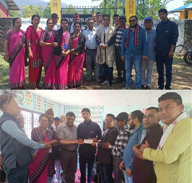 नवलपरासी सेवा समाज कतारद्वारा जिल्लाका २ विद्यालयमा अक्षयकोष स्थापना