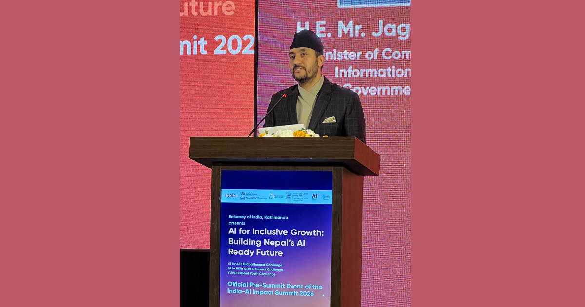 विकासका लागि एआई अपरिहार्य : सञ्चारमन्त्री खरेल