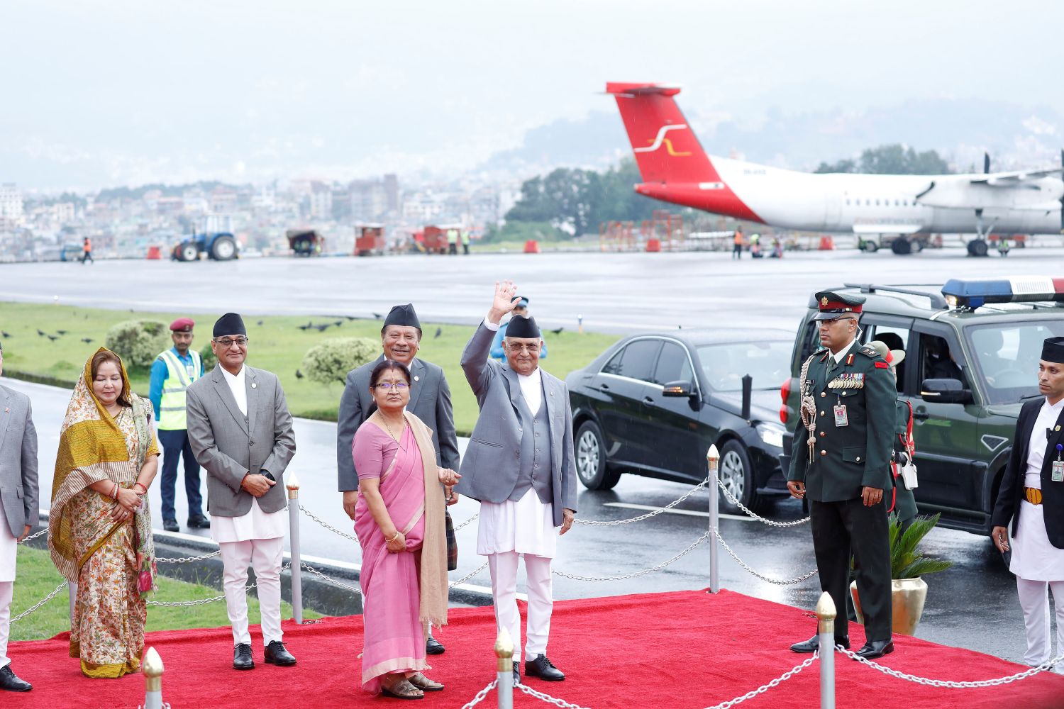 जसपा नेपालको राष्ट्रिय महाधिवेशन मञ्च हावाहुरीले भत्कायो