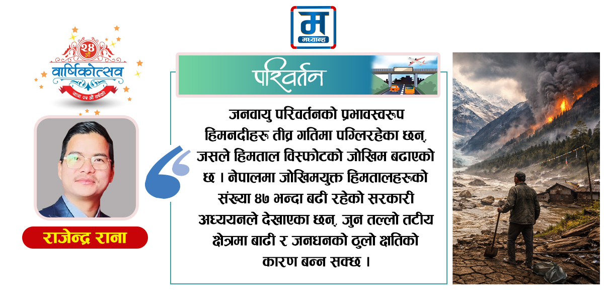 जलवायु परिवर्तनको चुनौती