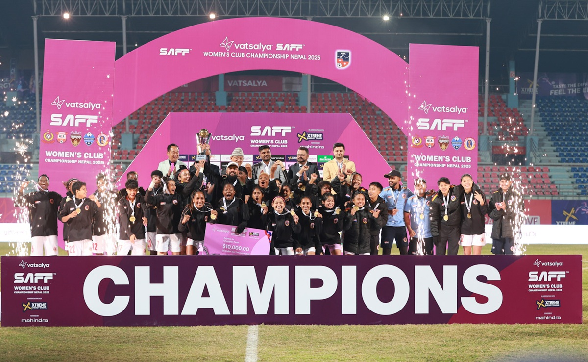 साफ महिला क्लब च्याम्पियनसिप : एपिएफलाई हराउँदै इस्ट बंगालले जित्यो उपाधि