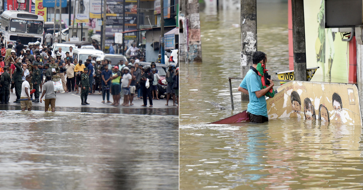 श्रीलंकामा बाढीको प्रकोपमा १५९ जनाको मृत्यु