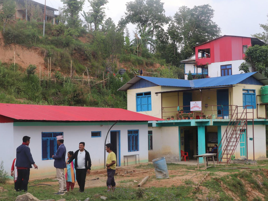 भोजपुरको कोटमा प्रसूति भवन निर्माण