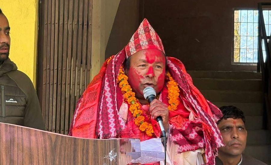 ३८ वर्षे सेवापछि शिक्षकलाई पञ्चेबाजासहित बिदाइ